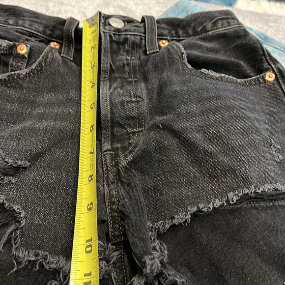 Levi’s 501 original high rise shorts- wise up black - Picture 7 of 8